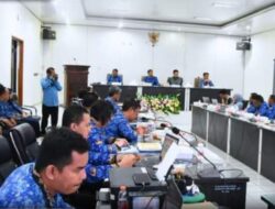 Pemkab Barito Utara Bersama KPK RI Rakor Tekait Pemberantasan Korupsi