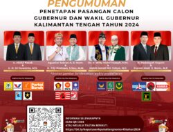 KPU Tetapkan 4 Paslon Dalam Pilkada Kalteng Mendatang