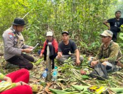 Seorang IRT Diduga Tersesat di Hutan, Warga dan Aparat Masih Lakukan Pencarian