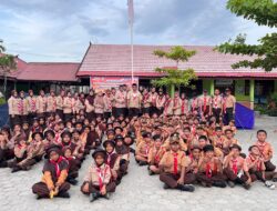 Meriahnya Kemah Perjusami Gugus Depan Tabaliyen Raya di SDN 2 Ketapang