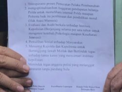 Mahasiswa Gelar Aksi Demonstrasi, Tuntut Evaluasi Internal Kepolisian Pasca Kasus Pembunuhan di Kalimantan Tengah