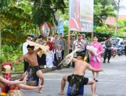 Kedatangan Kapolres Baru di Sambut Dengan Tradisi Adat