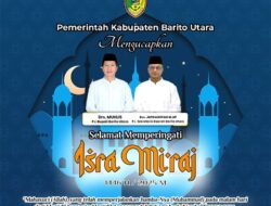 Pemkab Barut Mengucapkan Selamat Memperingati Isra Miraj 1446 Hijriah tahun 2025 Masehi