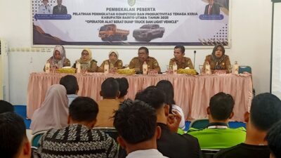 Gelar Pembekalan Peserta Pelatihan Operator Alat Berat dan Driver LV, Ini Kata M Mastur