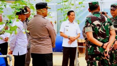 Drs Muhlis Sambut Kunjungan Danrem 102 Panju Panjung di Makodim 1013 Mtw