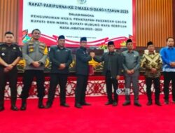 DPRD Murung Raya Umumkan Paslon Bupati dan Wakil Bupati Terpilih