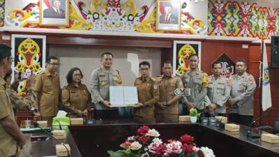 Pemkab Murung Raya Teken Addendum NPHD untuk Pengamanan Pilkada