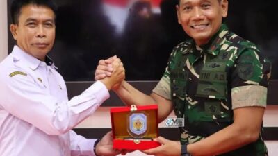 Ini kata PJ Bupati Mura Saat Kedatangan Danrem 102/Panju Panjung, Brigjen TNI Wimoko