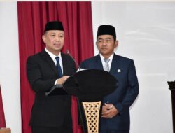 Bupati Sampaikan Pidato Perdana Dalam Gelar Rapat Paripurna ke-14 DPRD Barsel
