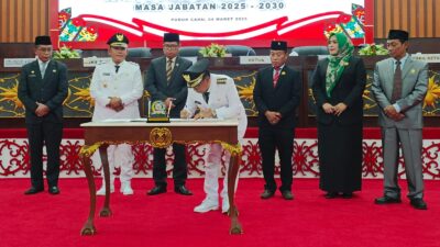Sertijab Bupati dan Wakil Bupati Murung Raya periode 2025 – 2030