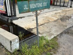 Jalan Menteng XIX Palangka Raya Rusak Parah, Warga Minta Segera Diperbaiki