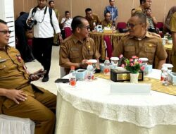 Pj Sekda Barut Hadiri Acara Persiapan Penyerahan LKPD Unaudited