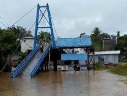 Curah Hujan Tinggi Rendam Beberapa Desa di Kecamatan Lahei