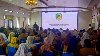 Pj Bupati Barut Drs Muhlis Buka Forum Perangkat Daerah RKPD 2025