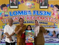 Nafisa Qirla Rindani, Siswi SDN 4 Ketapang  Rebut Juara 2 FLS3N Gambar Ekspresi Tingkat  MBK