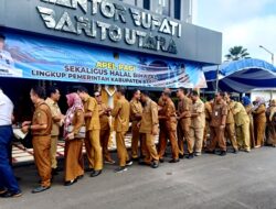 Pj Bupati Arahkan Peningkatan Swasembada Pangan dan Kesejahteraan Masyarakat Pada Apel Pagi dan Halal Bihalal ASN