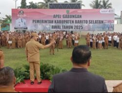 Pemkab Barsel Laksanakan Apel Gabungan ASN Awal Tahun, PJ Bupati tekankan Komitmen Bangun Barsel Lebih Baik