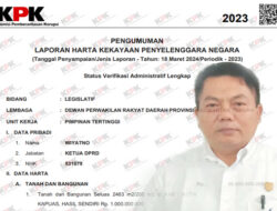 Harta Bupati Kapuas Wiyatno Capai Rp15 Miliar Jadi Sorotan