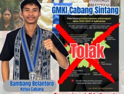 Pembangunan Tak Boleh Abaikan Rakyat Lokal, GMKI Sintang Serukan Penolakan Transmigrasi