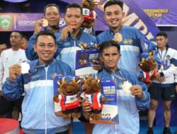 Tim Tenis Meja Kalteng Rebut Medali Perunggu Beregu Umum Putra di PORNAS XVII KORPRI 2025 Palembang