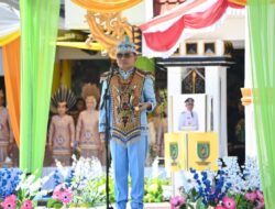 Gubernur Agustiar Sabran Pimpin Upacara Hari Jadi ke-66 Barito Selatan, Tekankan Sinergi dan Pemerataan Pembangunan
