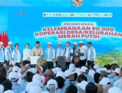 Presiden Prabowo Resmikan Koperasi Merah Putih, Barsel Ambil Bagian Dalam Launching Serentak