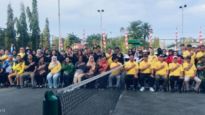 Pembukaan Tenis Lapangan Bupati Cup 2025: Asisten I Barsel Tekankan Sportivitas