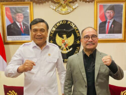 Menko Polkam dan Firman Jaya Daeli Bahas Geostrategi Pembangunan Politik-Hukum-Keamanan Indonesia