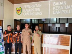 SAPMA Pemuda Pancasila Gunung Mas Paparkan Program Unggulan ke Kesbangpol