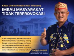 Ketua Ormas Mandau Adat Telawang Imbau Warga Kotim Tak Terprovokasi