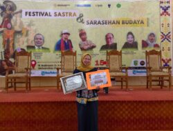 Trisnawati, Guru SMKN 3 Sampit Harumkan Kotim saat Raih Penghargaan  di Festival Sastra dan Sarasehan Budaya