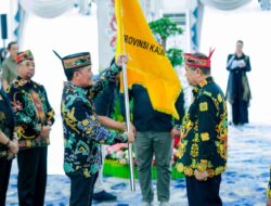 Gubernur Agustiar Sabran Lepas Kontingen Pesparawi XIV Kalteng Menuju Manokwari
