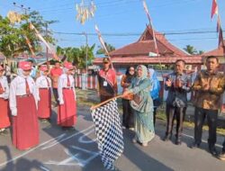 MHS Bergemuruh! 1.105 Pelajar Adu Kekompakan Di Gerak Jalan HUT RI KE-81