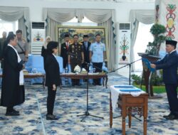 Agustiar Sabran Resmi Lantik Linae Victoria Aden sebagai Sekda Definitif Kalteng