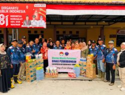 DWP Dishub Kotim Salurkan Bantuan Pangan untuk Relawan MPA, Perkuat Kepedulian Ditengah Ancaman Karhutla